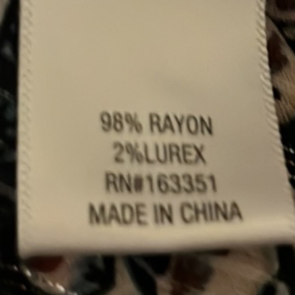 A Beautiful Soul, Long Sleeves, Tie In Front Top, Multi Colors, L - Picture 6 of 7